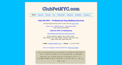 Desktop Screenshot of clubpetnyc.com